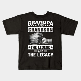 Grandpa And Grandson Matching Family Kids T-Shirt